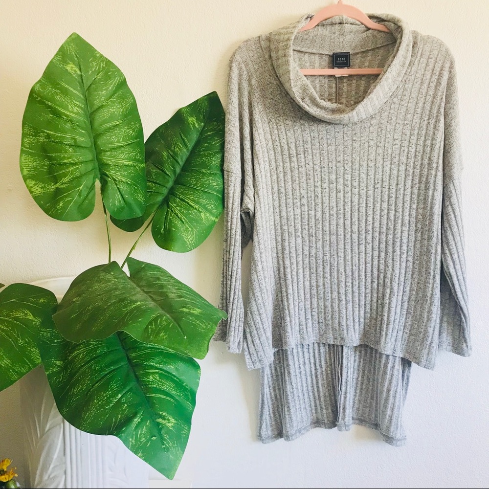 NWT Toto | cowl neck sweater